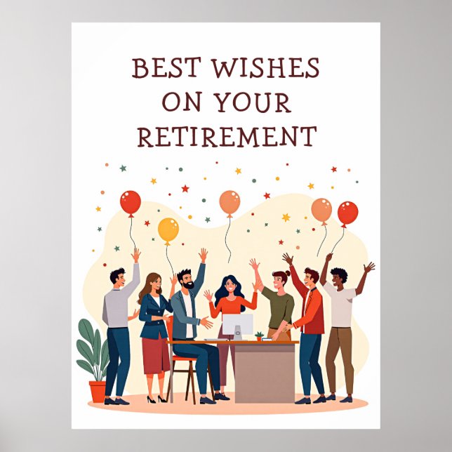 Personalised Card – Farewell Colleagues Poster (Front)