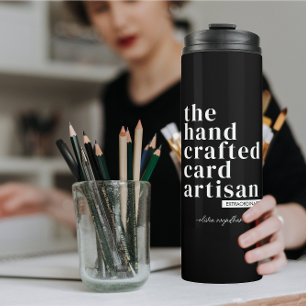 Personalised Card Maker Crafty Artisan Thermal Tumbler