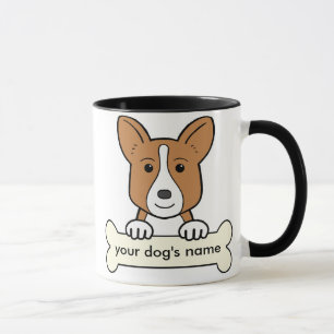 Personalised Cardigan Welsh Corgi Mug