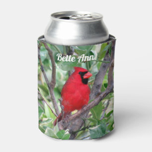 Personalised Cardinal - Backyard Bird Can Cooler