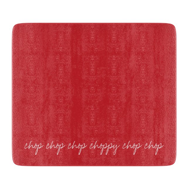 Personalised Cardinal Red Cutting Board (Front)