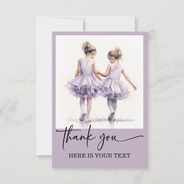 Personalised Cards For Dance Teachers (Front)
