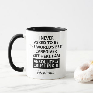 Personalised Caregiver Thank You Mug