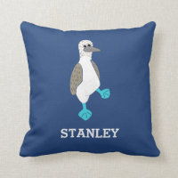 Personalised Cartoon Blue-Footed Booby Bird
