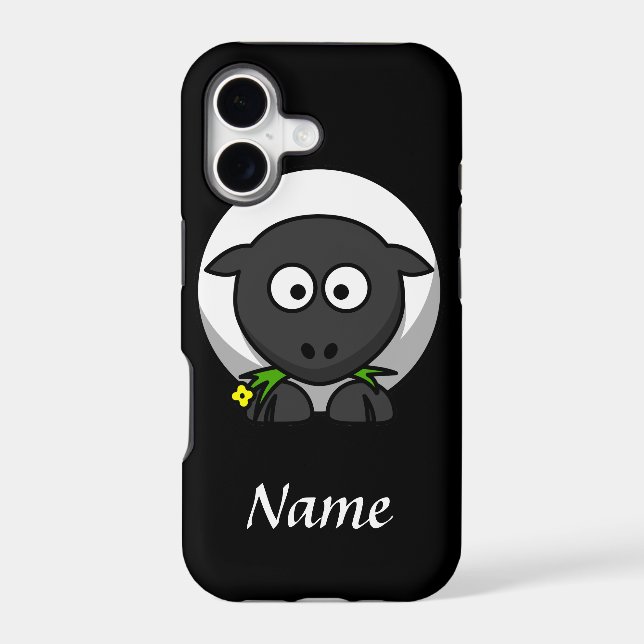 Personalised Cartoon Sheep (Back)