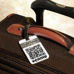 Personalised Cash App & Venmo QR Code Luggage Tag<br><div class="desc">Large enough to see, and lightweight enough to carry. Just scan the QR code and they will automatically be directed to the website of your choice. Great for taking payment / This is the perfect way to direct potential customers to your website or social media links when they ask about...</div>