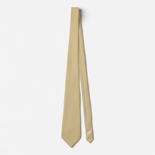 Personalised Cashmere Wedding Groom  Tie (Front)