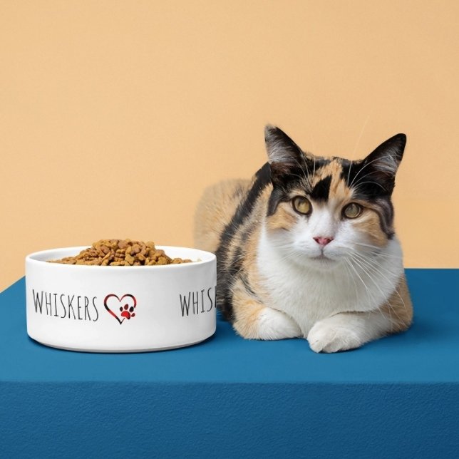 Personalised Cat Bowl With Name (Creator Uploaded)