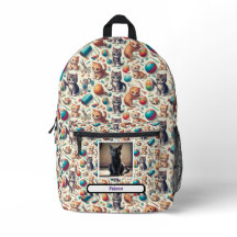 Personalised Cat Day Bag Add name and photo