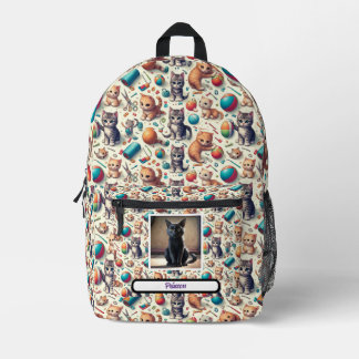 Personalised Cat Day Bag Add name and photo
