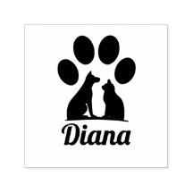 Personalised Cat & Dog Paw Print