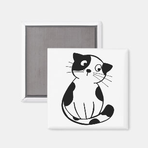 Personalised Cat Image Magnet for Fridge Display