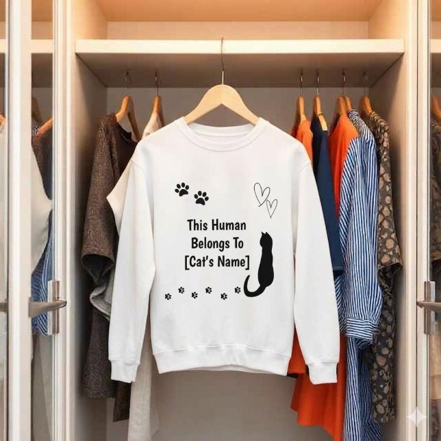 Personalised Cat Lover Sweatshirt (Creator Uploaded)