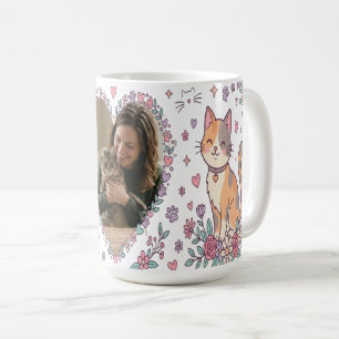 Personalised Cat Mum Photo Mug – Cat Mum Gift