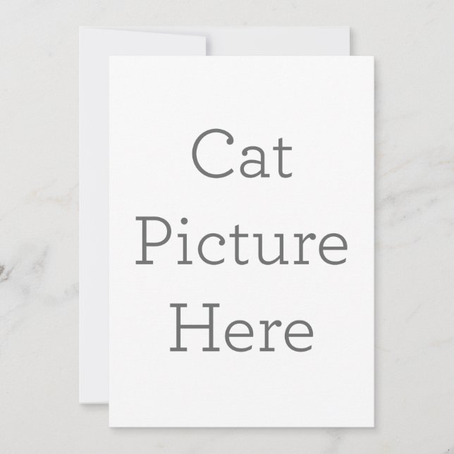 Flat Invitation, Size: 12.7 cm x 17.8 cm, Paper: Signature Matte, Envelopes: White (Front)