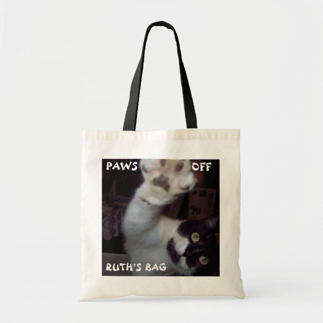 Personalised Cat Tote Bag (Front)