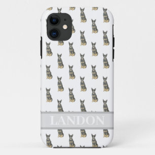 Personalised Cattledog Heeler (Blue Black Tan)  Case-Mate iPhone Case