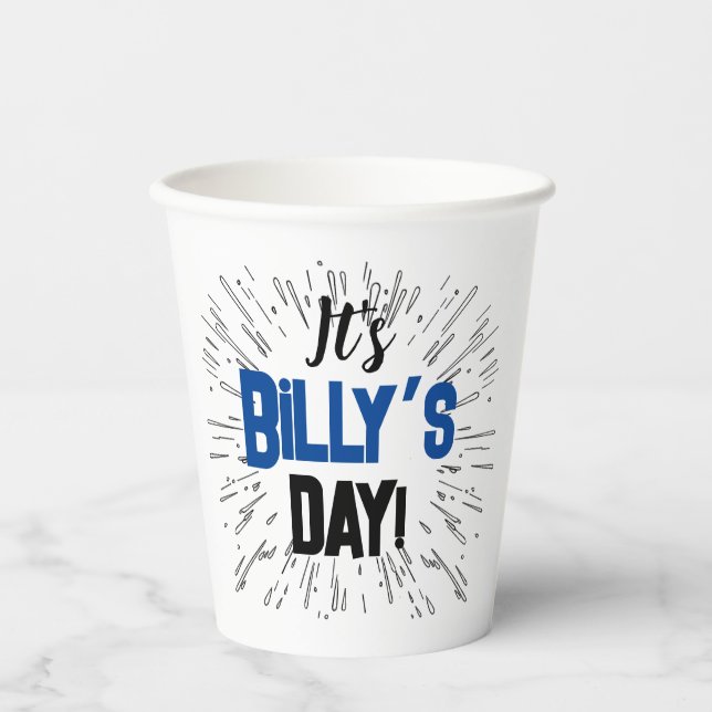 Personalised Celebration  Paper Cups (Front)