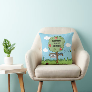 Personalised Celebration Tree Kid's Cushion