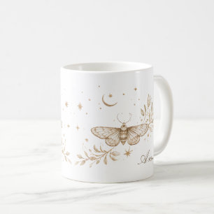 Personalised Celestial Moth Mug
