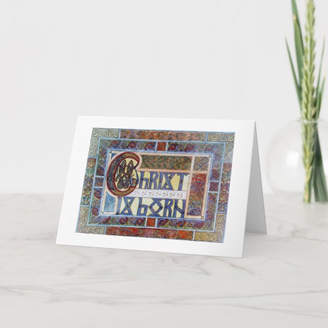 Personalised Celtic Christmas Card (Front)