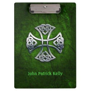 Personalised Celtic Cross Clipboard