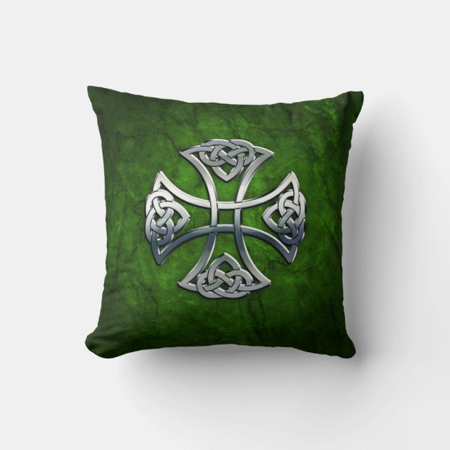 Personalised Celtic Cross Cushion (Front)