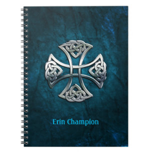 Personalised Celtic Cross Notebook