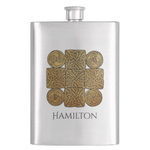 Personalised Celtic Knotwork Classic Flask