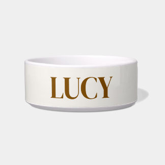 Personalised Ceramic Pet Bowl – Custom Dog Name 