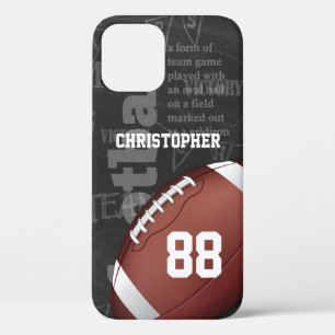 Personalised Chalkboard American Football Case-Mat iPhone 12 Pro Case
