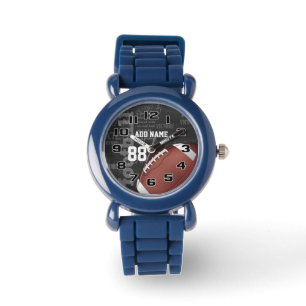 Personalised Chalkboard American Football Wristwat Watch
