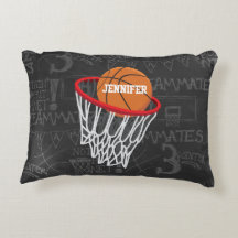 Personalised Chalkboard Basketball and Hoop