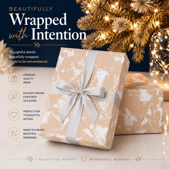 Personalised Champagne Gold Wrapping Paper (Creator Uploaded)