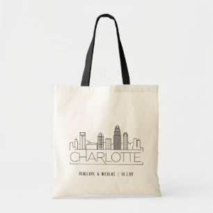 Personalised Charlotte Wedding Welcome Bag Tote