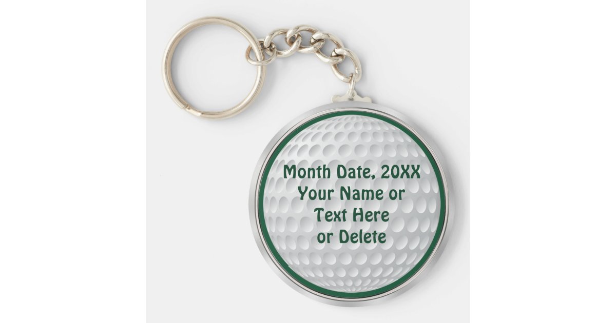 Personalised Cheap Golf Gifts Key Ring Zazzle.co.nz