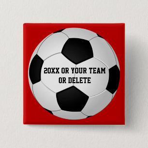 Personalised Cheap Soccer Party Favours Button