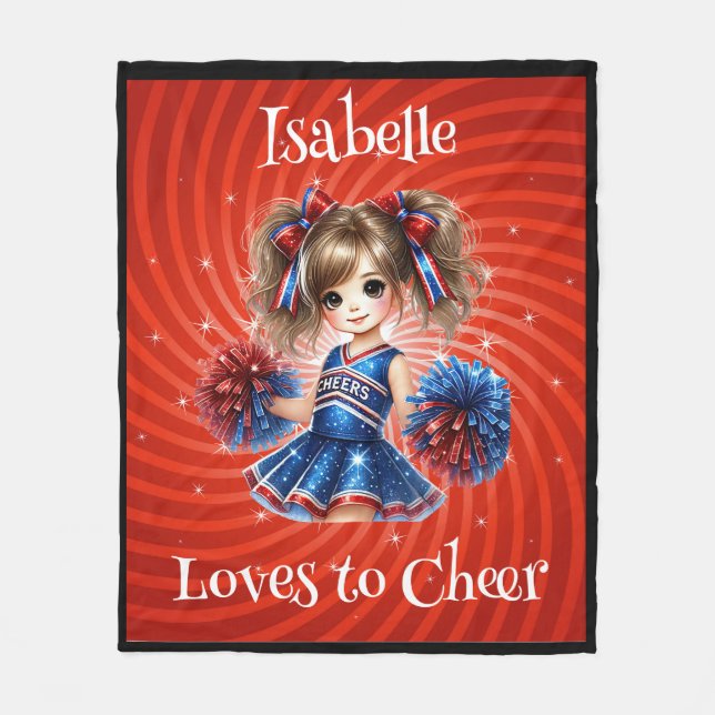 Personalised Cheer Blanket (Front)