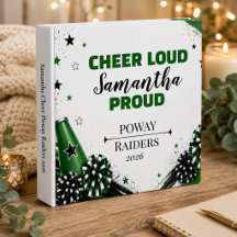 Personalised Cheer Grandma Keepsake Binder
