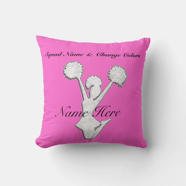 Personalised Cheer Team Gift Ideas Cushion (Front)