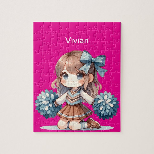 Personalised Cheerleader  Jigsaw Puzzle (Vertical)
