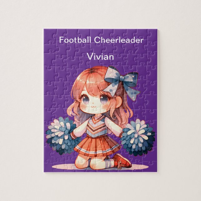 Personalised Cheerleader  Jigsaw Puzzle (Vertical)