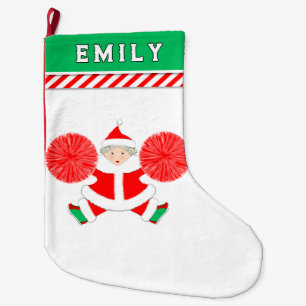 Personalised Cheerleader Large Christmas Stocking