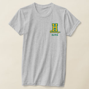 Personalised Cheerleader Name, Custom Cheer T-Shirt