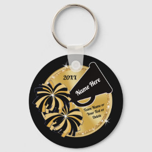 Personalised, Cheerleading Gifts for Team Key Ring