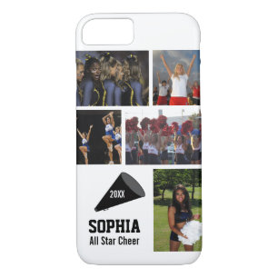 Personalised Cheerleading Photo Collage Name Team Case-Mate iPhone Case