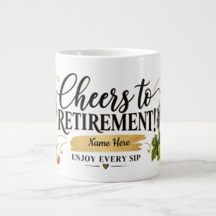 Personalised Cheers to Speciality Retirement Mug