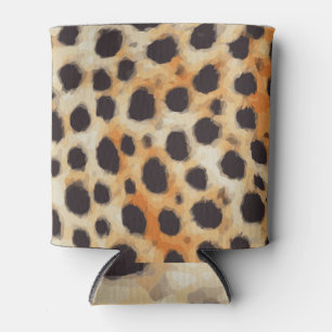 Personalised Cheetah Animal Pattern Can Cooler