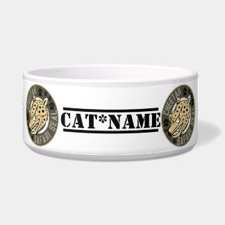 Personalised Cheetah Safari Seal Cat