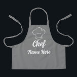 Personalised Chef Name Cooking Love Baking Custom Apron<br><div class="desc">Personalised Chef Name Cooking Love Baking Custom Apron</div>